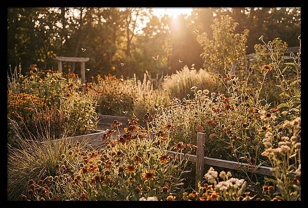 Pollinator Garden Alive With Insects