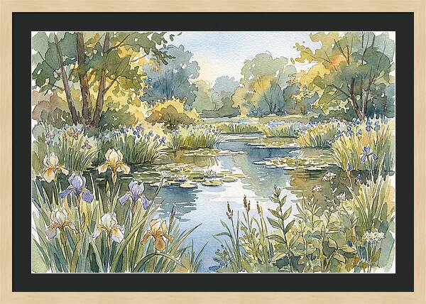 Pond Garden Serenity