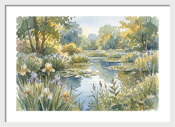 Pond Garden Serenity