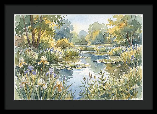 Pond Garden Serenity