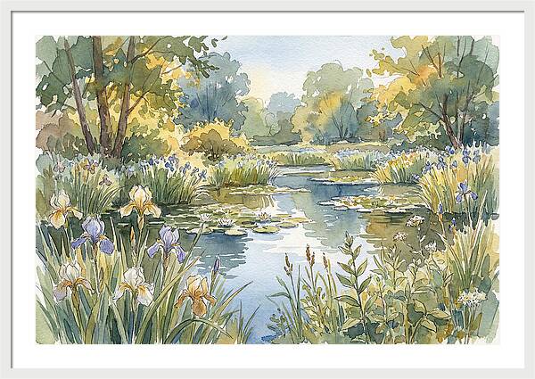 Pond Garden Serenity