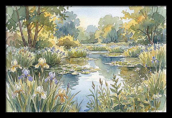 Pond Garden Serenity