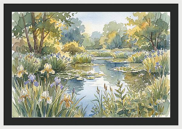 Pond Garden Serenity