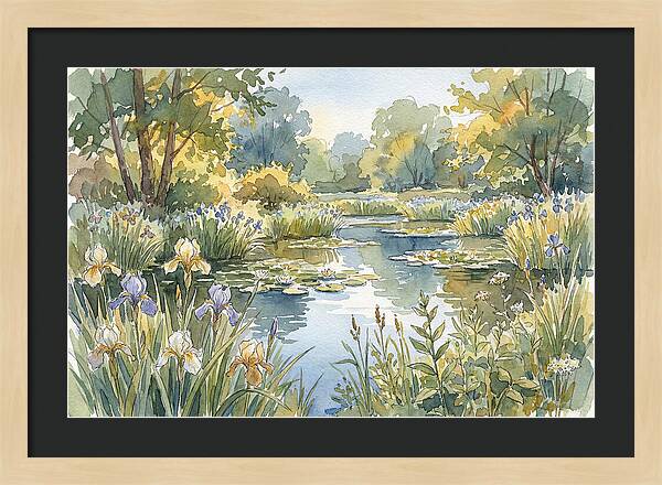 Pond Garden Serenity