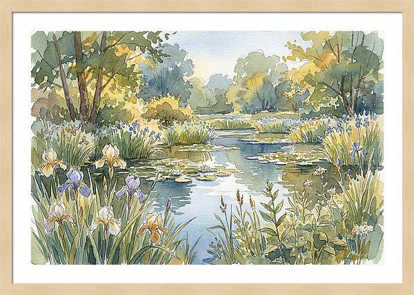 Pond Garden Serenity