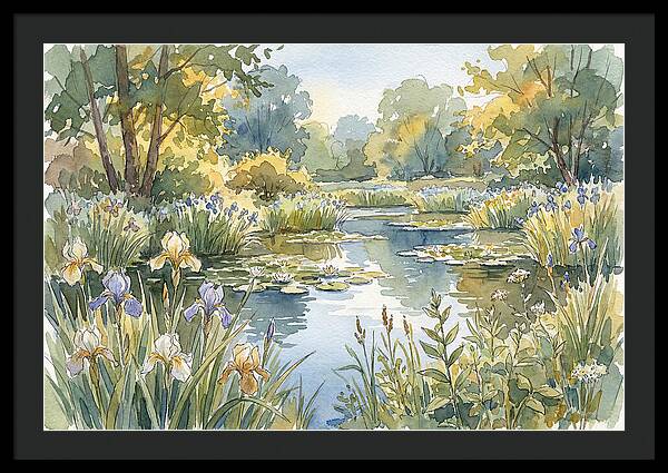 Pond Garden Serenity