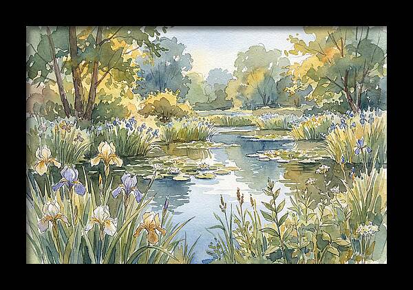 Pond Garden Serenity