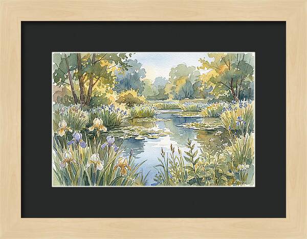 Pond Garden Serenity