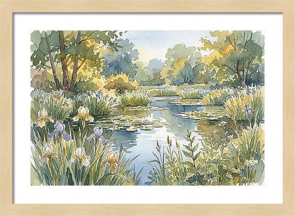 Pond Garden Serenity