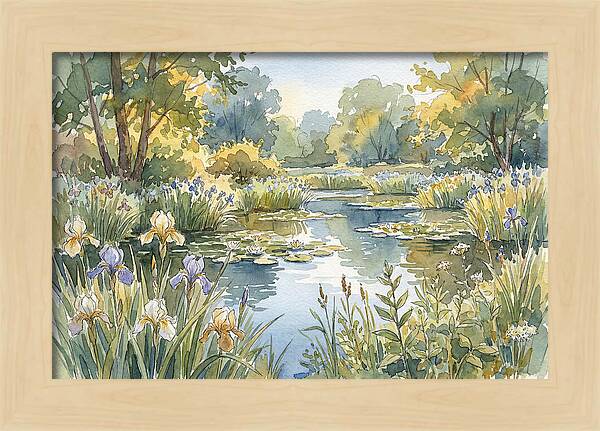 Pond Garden Serenity