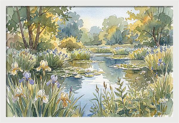 Pond Garden Serenity