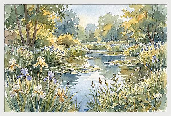 Pond Garden Serenity