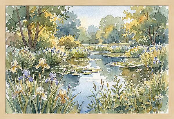 Pond Garden Serenity