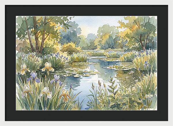 Pond Garden Serenity