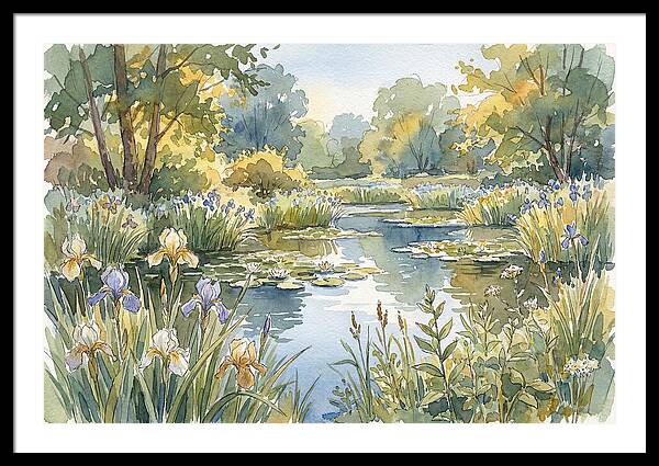 Pond Garden Serenity