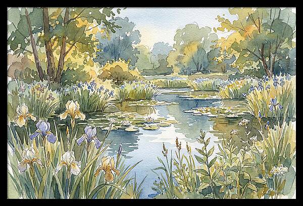 Pond Garden Serenity