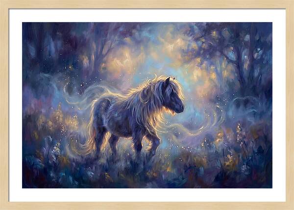 Pony In Enchanted Forest