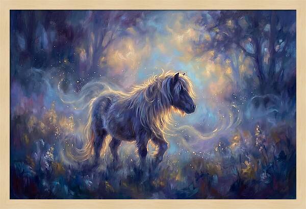 Pony In Enchanted Forest