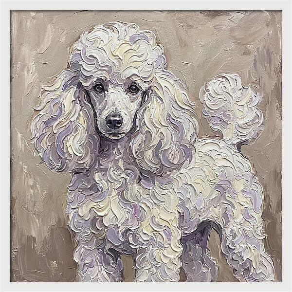 Poodle In Soft Hues
