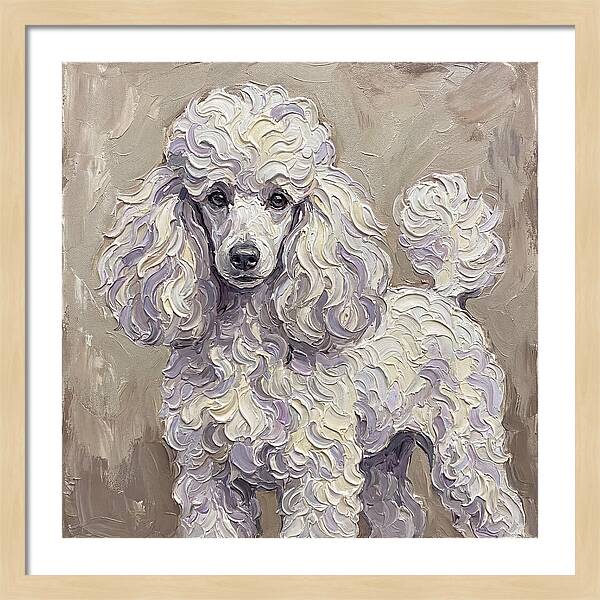 Poodle In Soft Hues