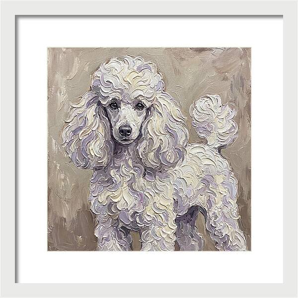 Poodle In Soft Hues
