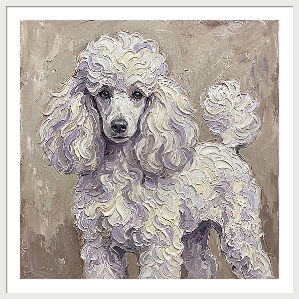 Poodle In Soft Hues