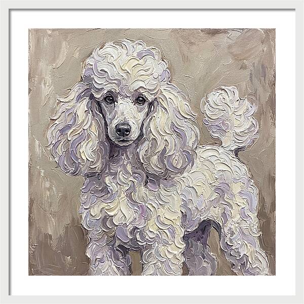 Poodle In Soft Hues