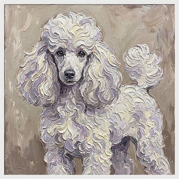 Poodle In Soft Hues