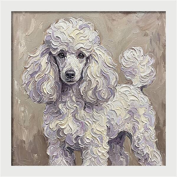 Poodle In Soft Hues