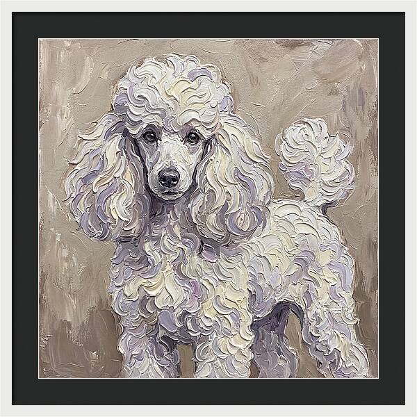 Poodle In Soft Hues