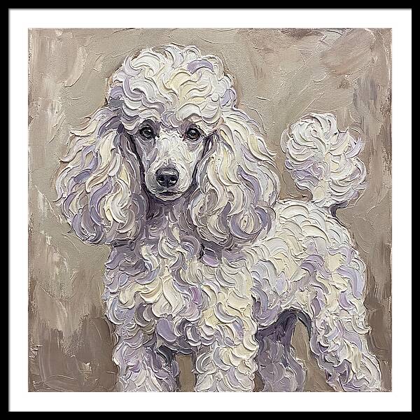 Poodle In Soft Hues
