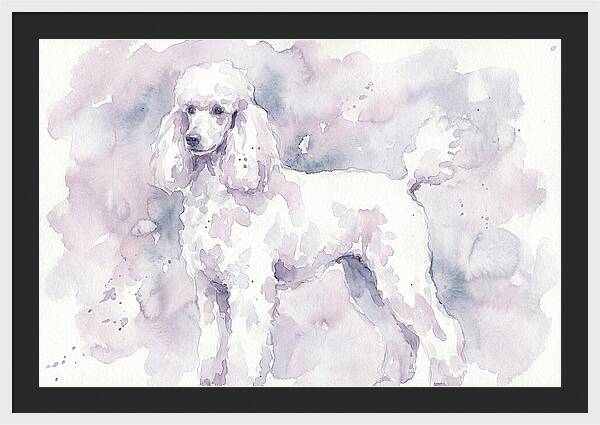 Poodle In Soft Watercolor