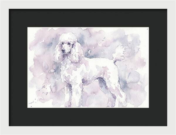 Poodle In Soft Watercolor