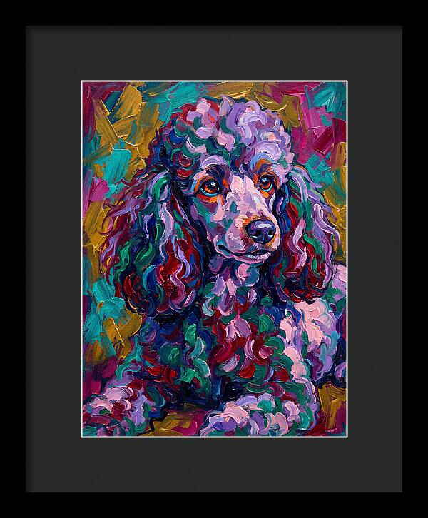Poodle In Vibrant Colors