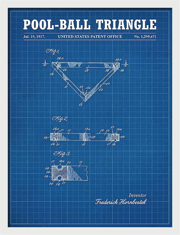 Pool Ball Triangle Blueprint Patent Us1299471a