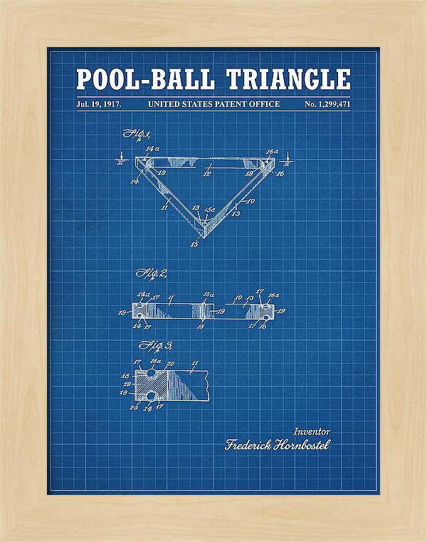 Pool Ball Triangle Blueprint Patent Us1299471a