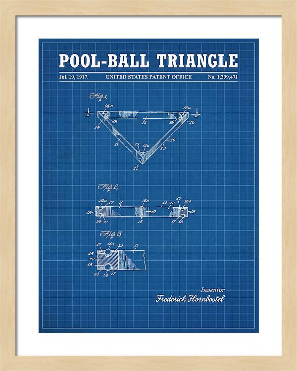 Pool Ball Triangle Blueprint Patent Us1299471a