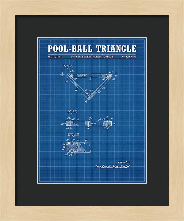 Pool Ball Triangle Blueprint Patent Us1299471a
