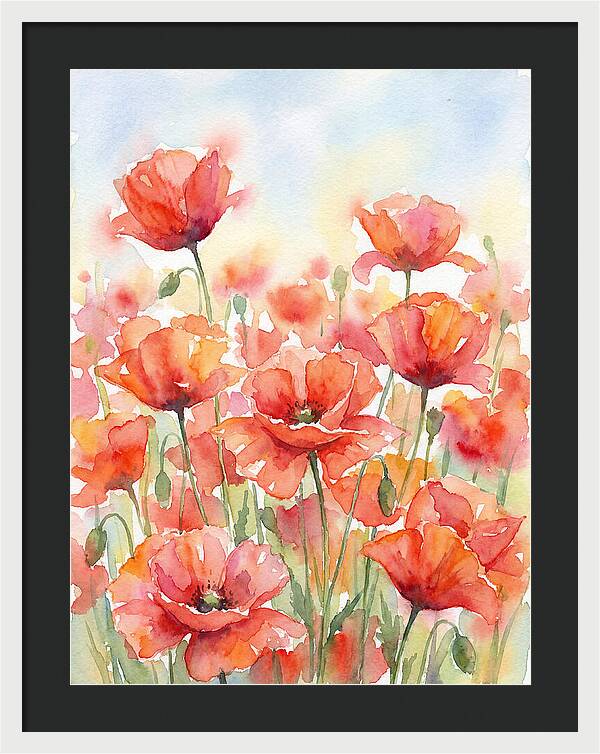 Poppy Field Serenity