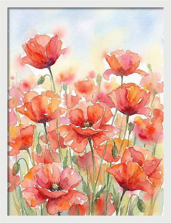 Poppy Field Serenity