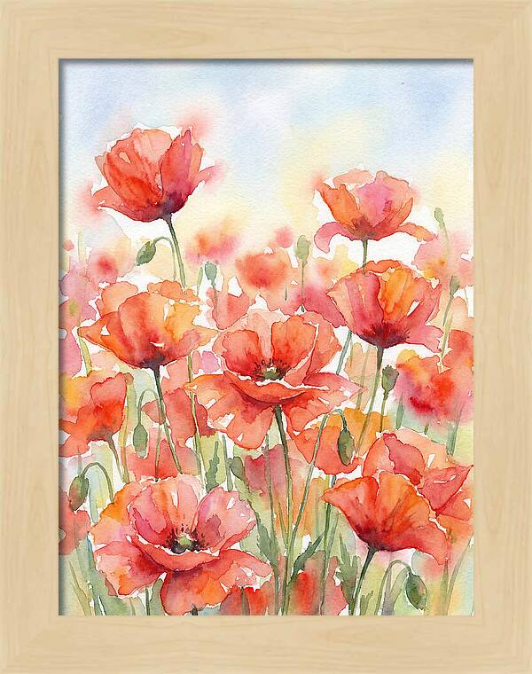 Poppy Field Serenity