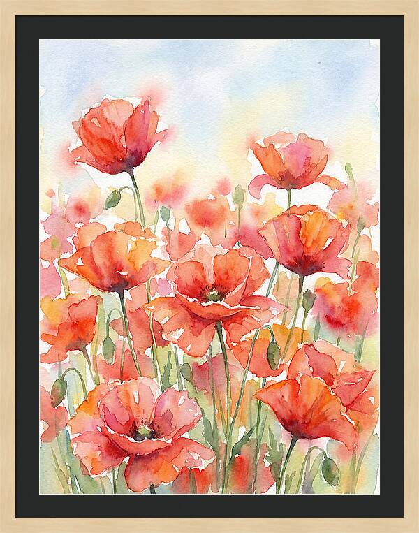 Poppy Field Serenity