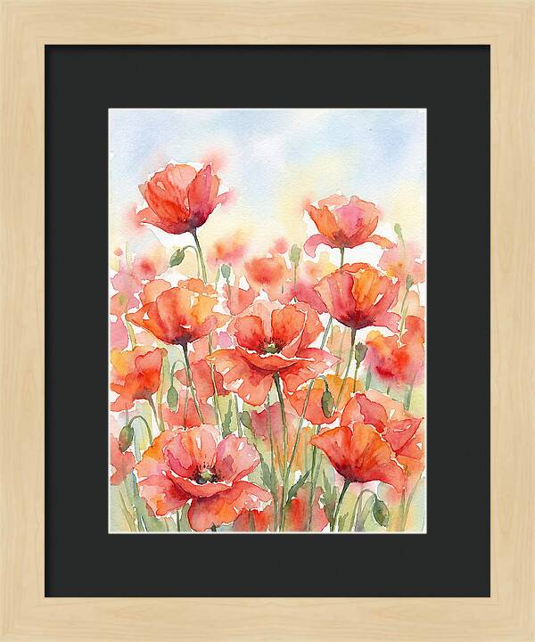 Poppy Field Serenity