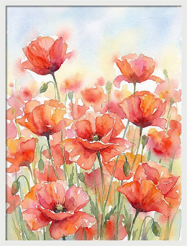 Poppy Field Serenity