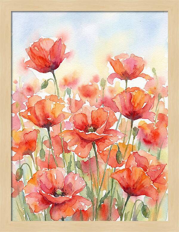 Poppy Field Serenity