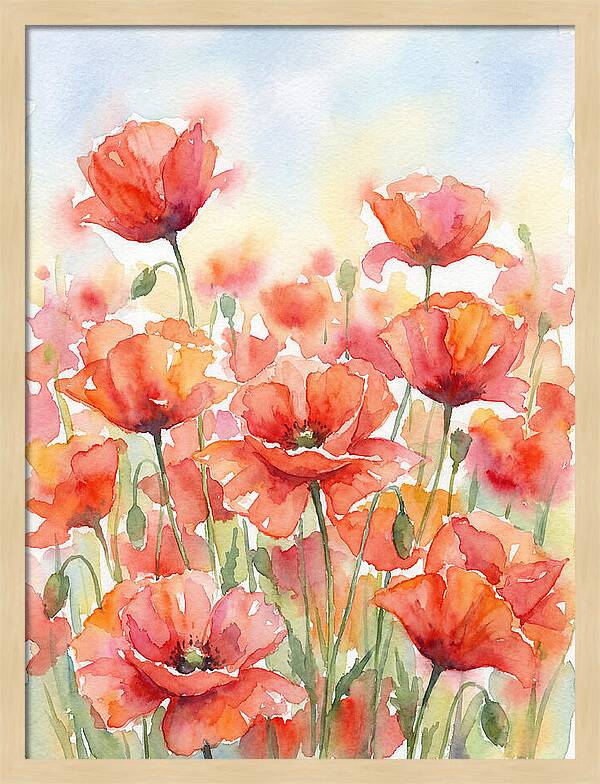 Poppy Field Serenity