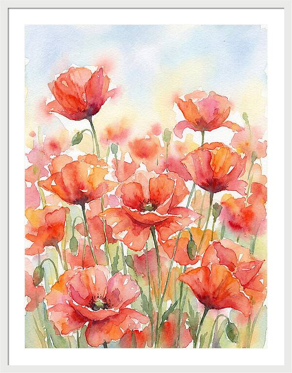Poppy Field Serenity