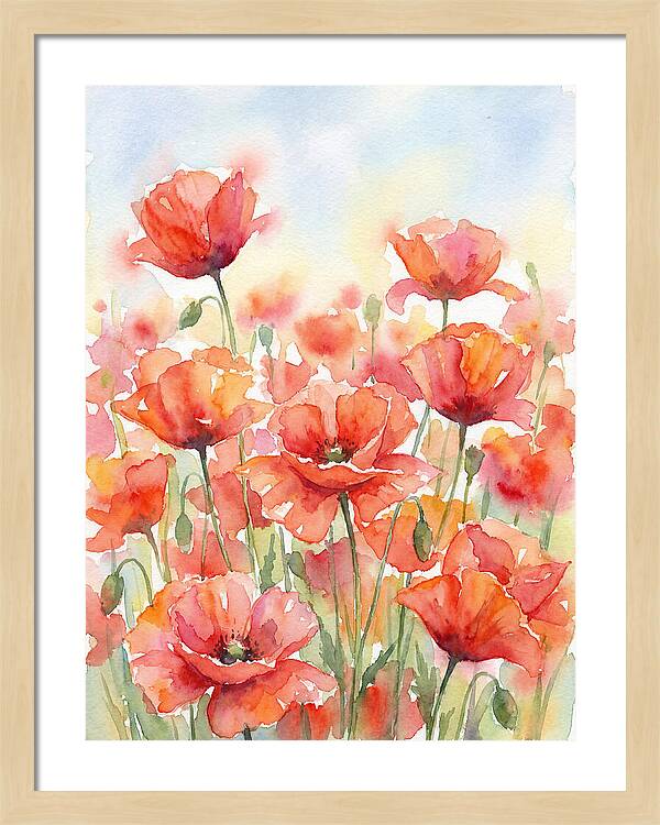Poppy Field Serenity