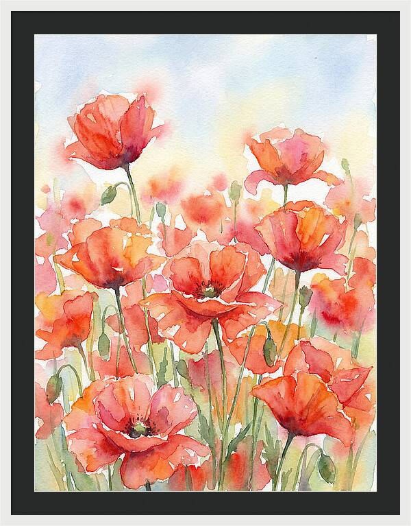 Poppy Field Serenity