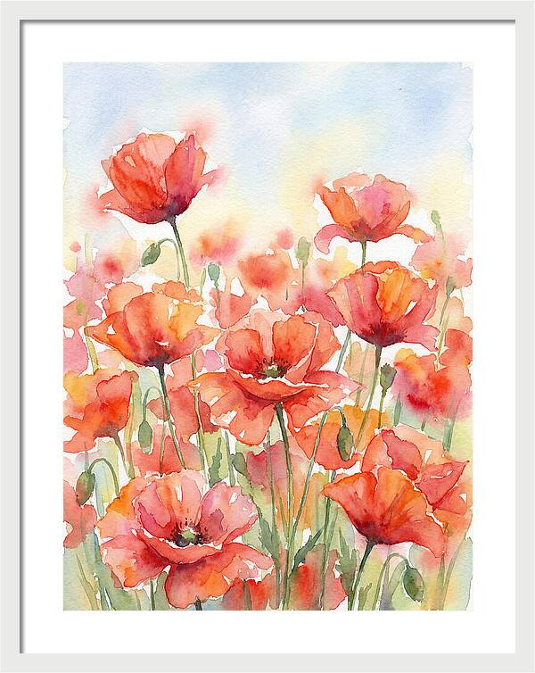 Poppy Field Serenity